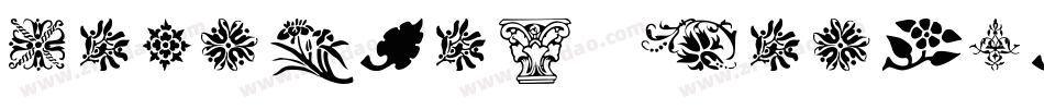 Printers Ornaments One字体转换